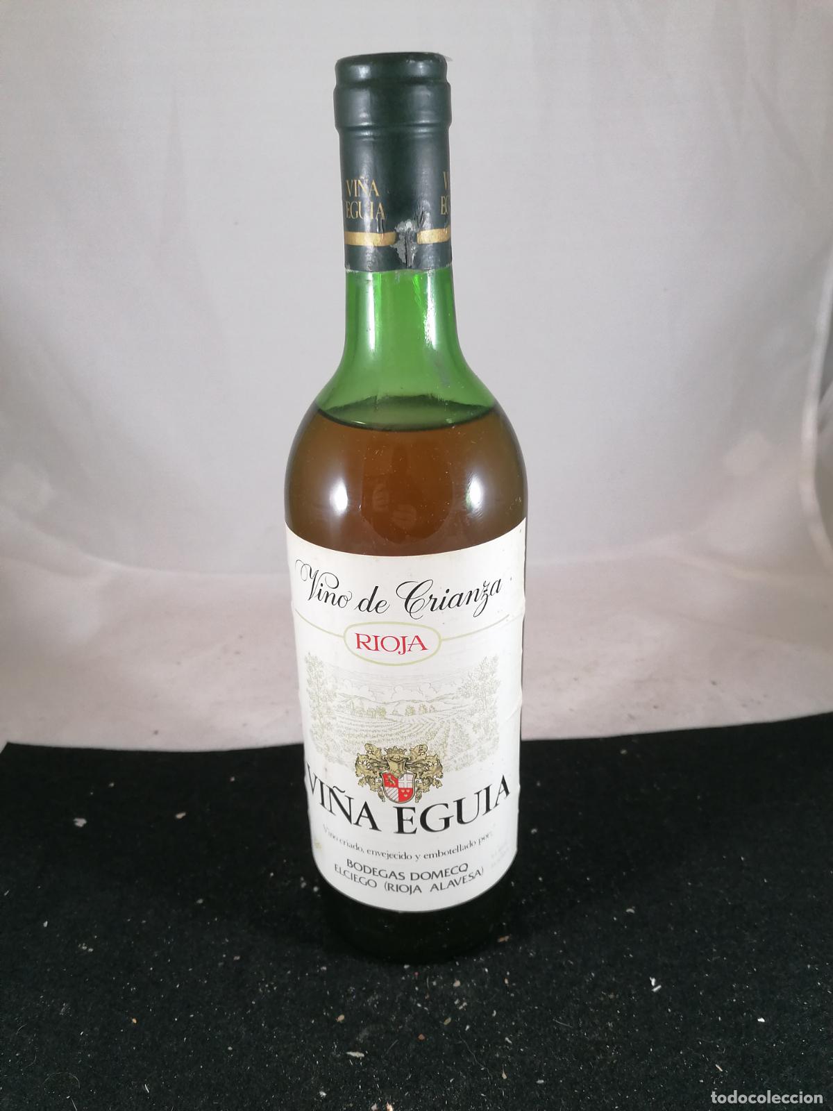 Collezionismo di vini e liquori: BOTELLA VINO DE CRIANZA RIOJA VI&Ntilde;A EGUIA BODEGAS DOMECQ ELCIEGO RIOJA