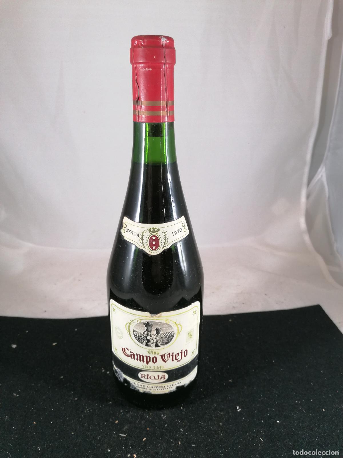 Collection of wines and liquors: BOTELLA VINO VI&Ntilde;A CAMPO VIEJO TINTO 1970 BODEGAS CAMPO VIEJO RIOJA