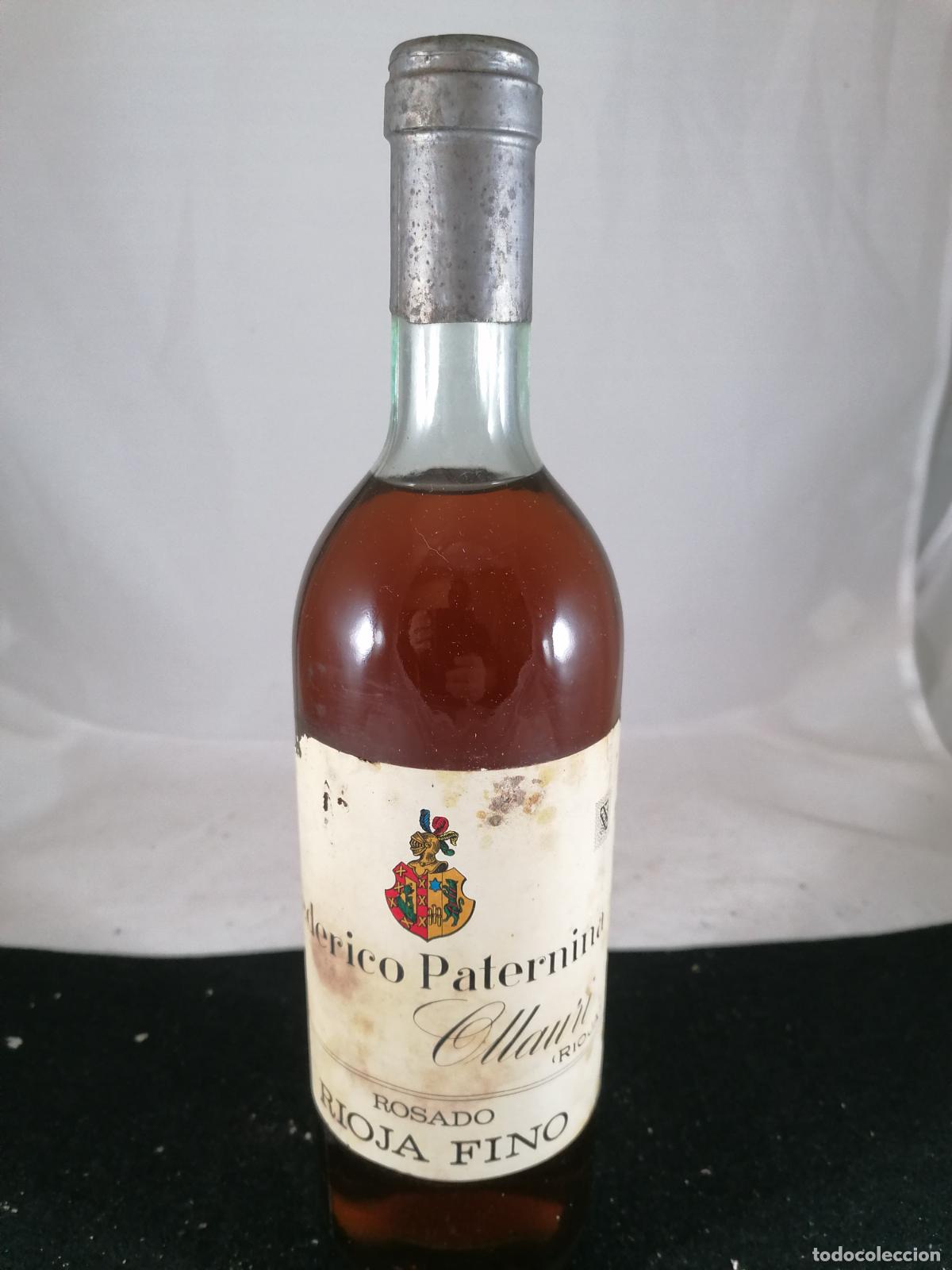 Sammlung von Weinen und Lik&ouml;ren: BOTELLA VINO ROSADO FINO FEDERICO PATERNINA OLLAURI RIOJA