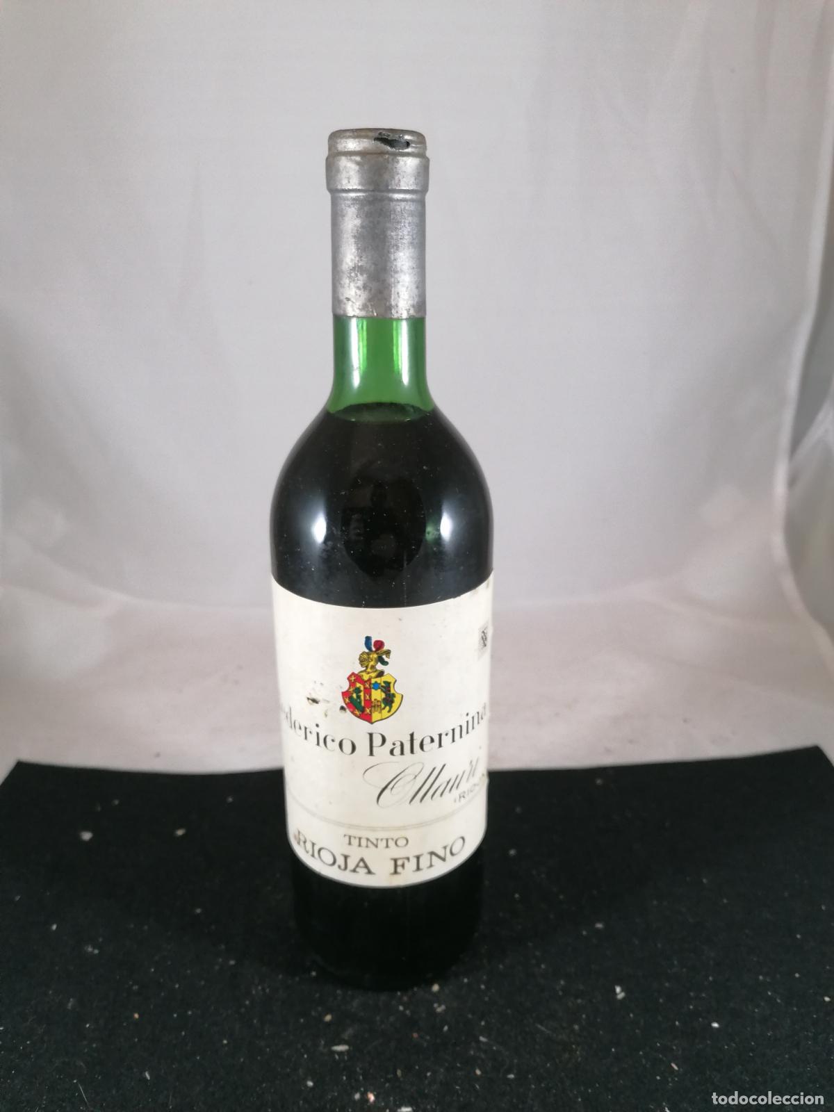 Collezionismo di vini e liquori: BOTELLA VINO TINTO FINO FEDERICO PATERNINA OLLAURI RIOJA