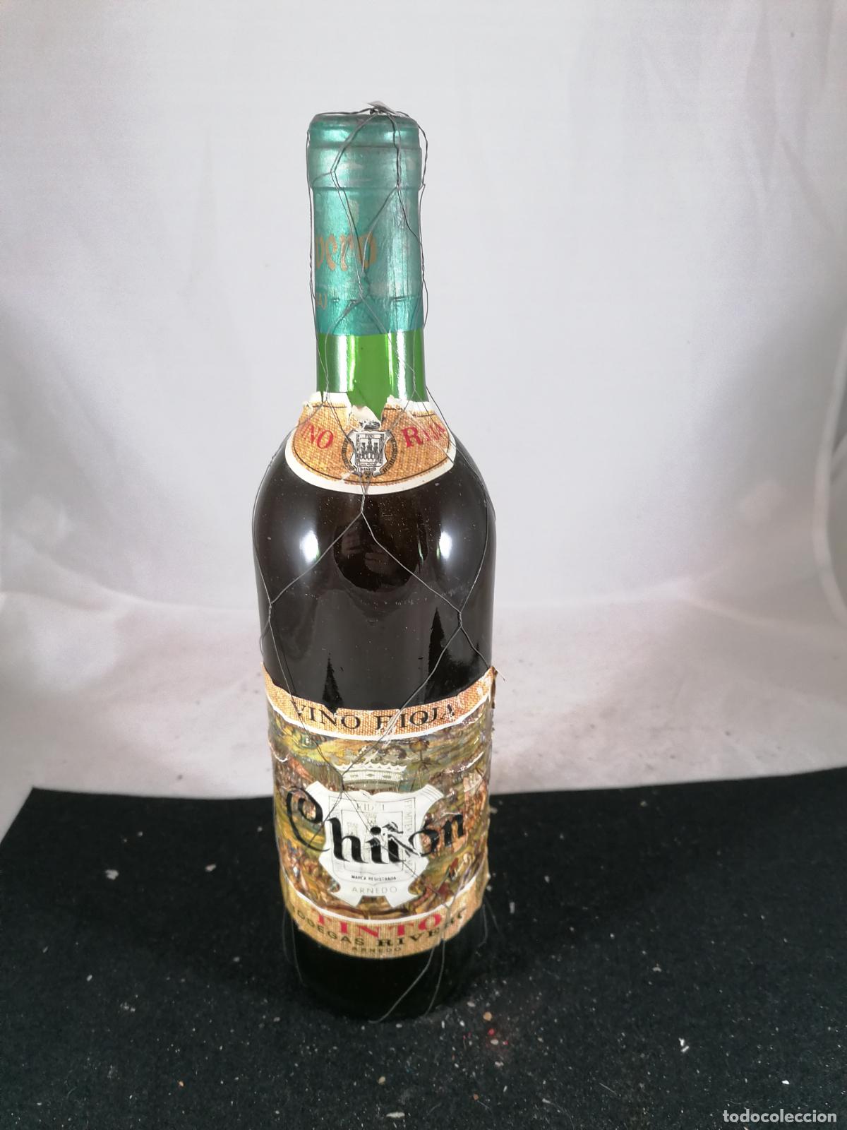 Sammlung von Weinen und Lik&ouml;ren: BOTELLA VINO TINTO CHITON BODEGAS RIVERO ARNEDO RIOJA