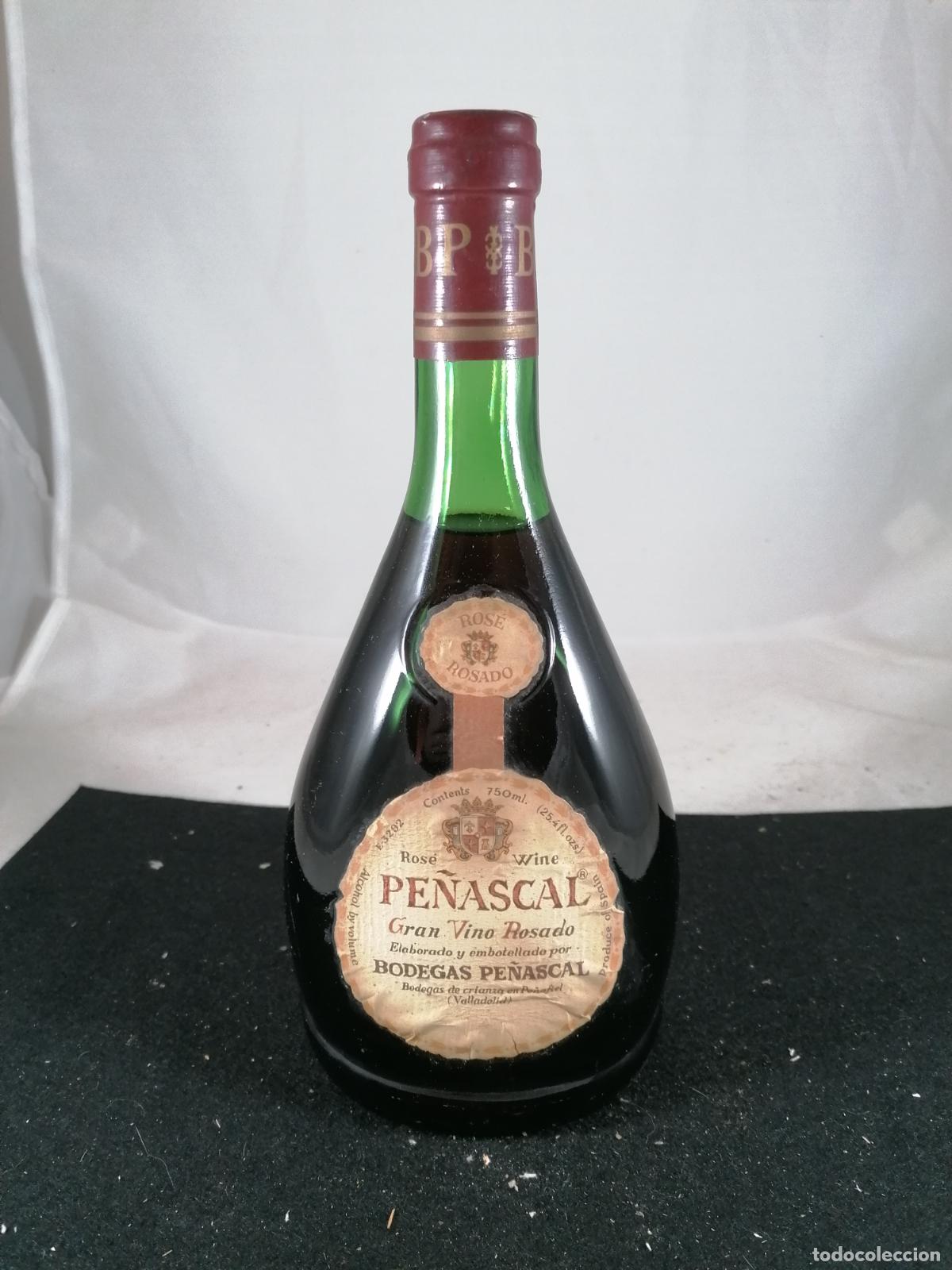 Sammlung von Weinen und Lik&ouml;ren: BOTELLA VINO ROSADO BODEGAS PE&Ntilde;ASCAL PE&Ntilde;AFIEL VALLADOLID