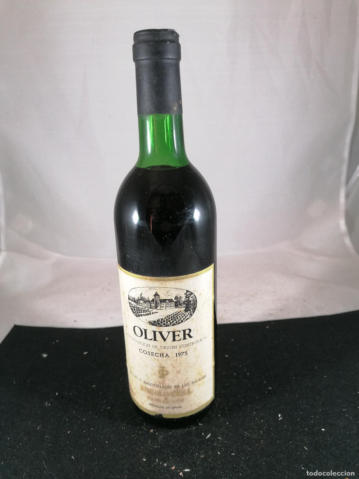 Collection of wines and liquors: BOTELLA VINO OLIVER COSECHA 1975 BODEGAS JOSE OLIVER TARRAGONA