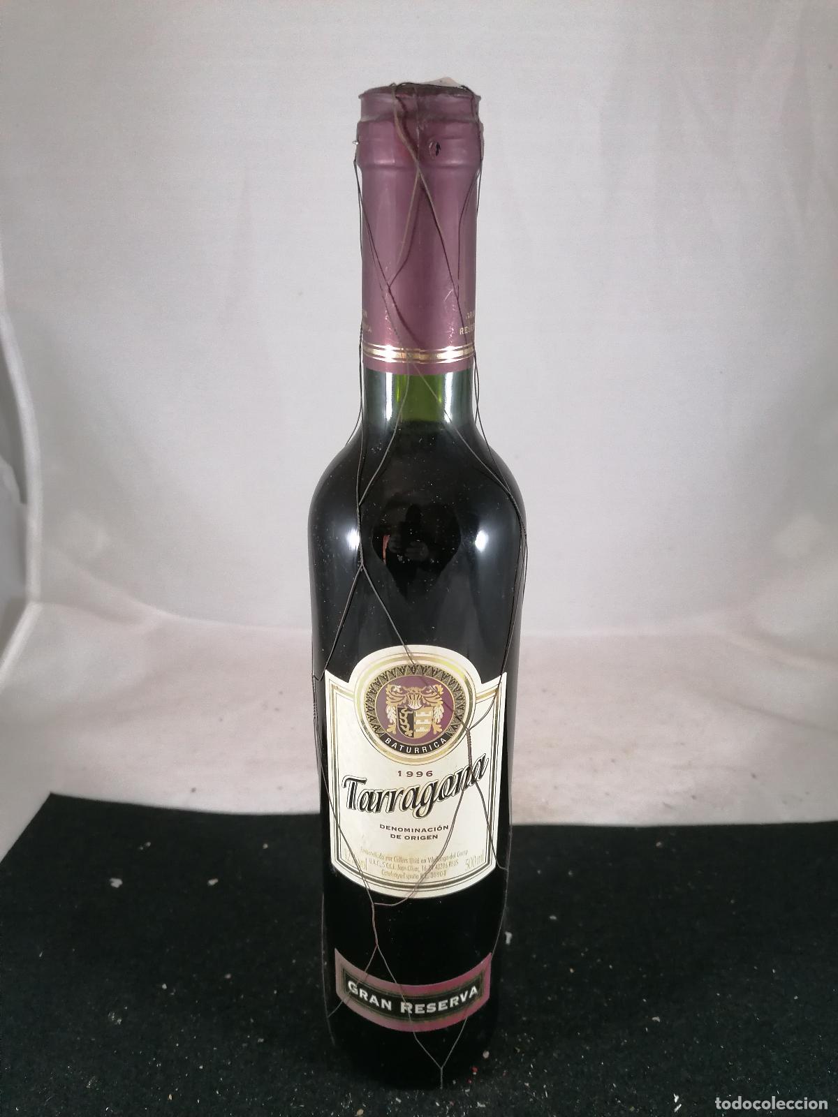 Collection of wines and liquors: BOTELLA VINO BATURRICA GRAN RESERVA 1996 CELLERS UNIO VILLALONGA DE CAMP TARRAGONA