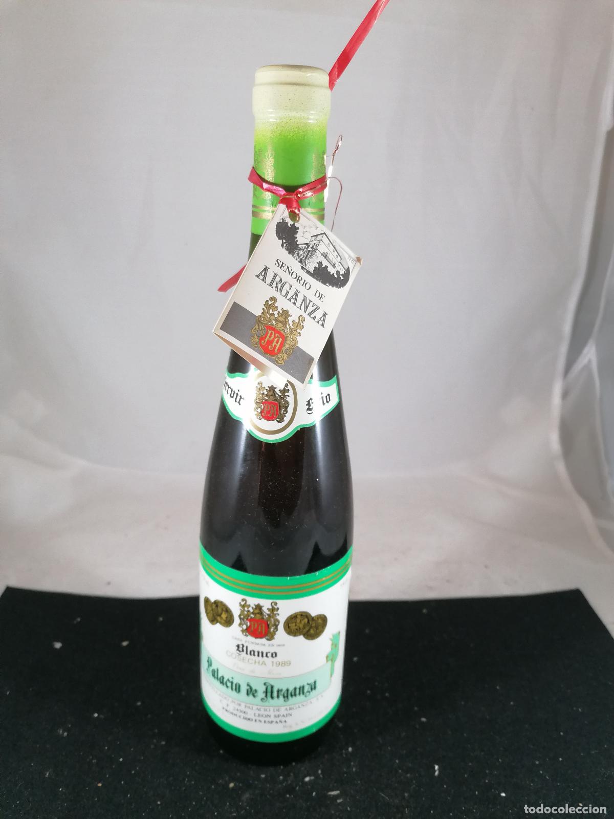 Sammlung von Weinen und Lik&ouml;ren: BOTELLA VINO BLANCO 1989 PALACIO DE ARGANZA VILLAFRANCA DEL BIERZO LEON