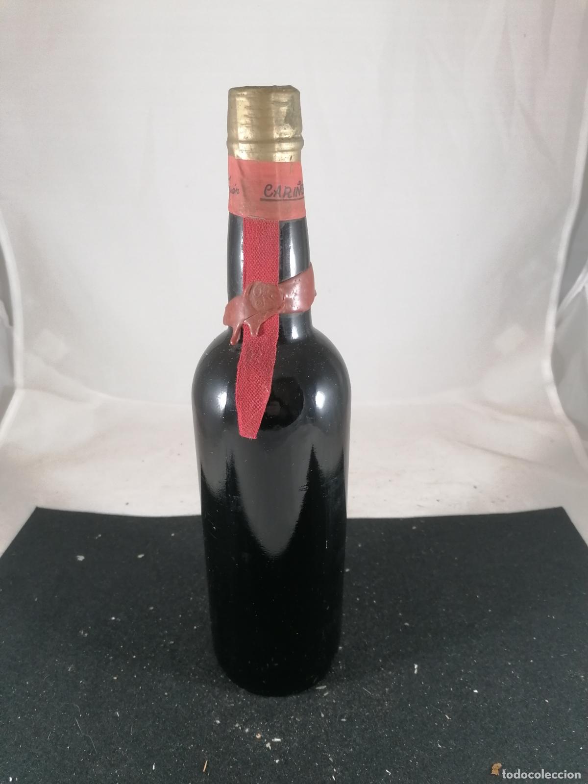 Collection of wines and liquors: BOTELLA VINO TINTO ROBLE DON RAMON PEREZ VICENTE SUSO Y PEREZ CARI&Ntilde;ENA SIN ETIQUETA