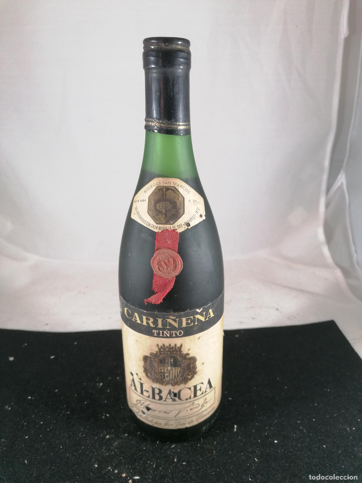 Sammlung von Weinen und Lik&ouml;ren: BOTELLA VINO TINTO ALBACEA BODEGAS SAN MARCOS JOSE VICENTE CARI&Ntilde;ENA