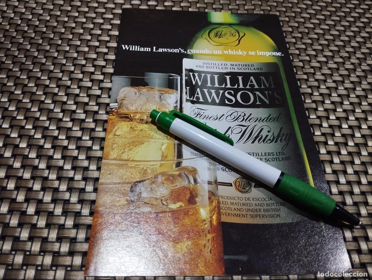Coleccionismo de vinos y licores: WHISKY WILLIAMS LAWSON'S ANUNCIO PUBLICIDAD REVISTA