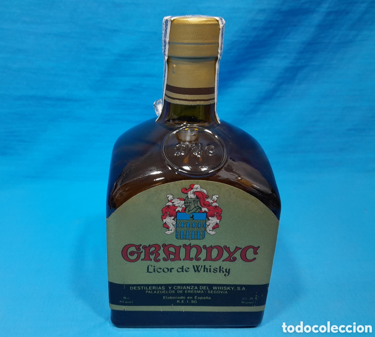 Coleccionismo de vinos y licores: LICOR DE WHISKY - GRANDYC - DESTILER&Iacute;AS Y CRIANZA DEL WHISKY S.A.