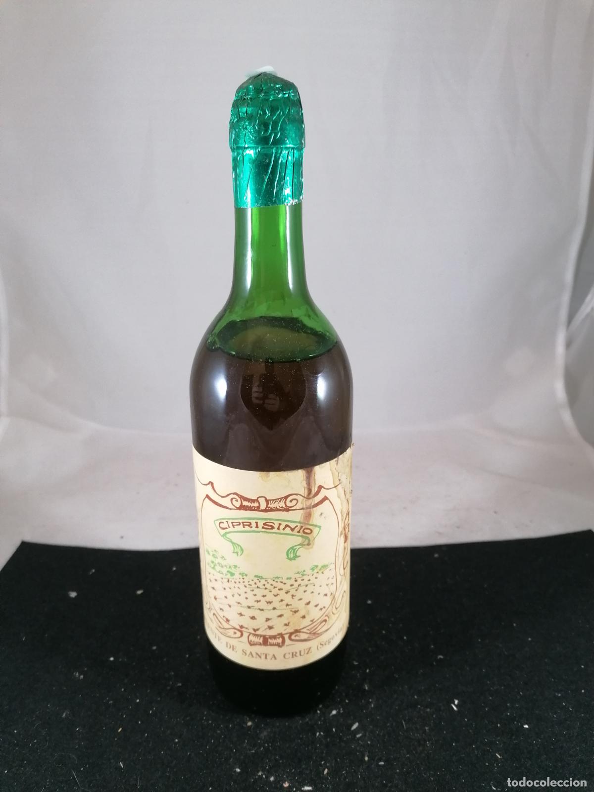 Collezionismo di vini e liquori: BOTELLA VINO CIPRISINIO FUENTE DE SANTA CRUZ SEGOVIA