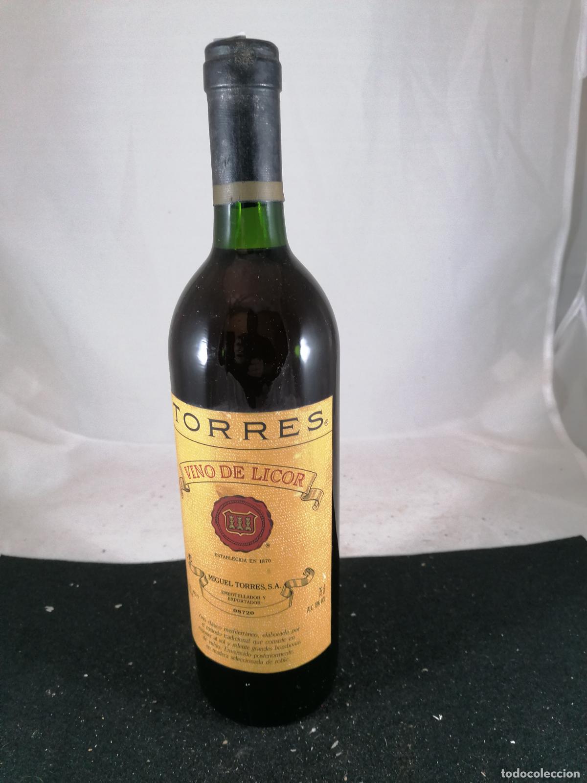 Collection of wines and liquors: BOTELLA VINO DE LICOR MIGUEL TORRES VILAFRANCA DEL PENEDES