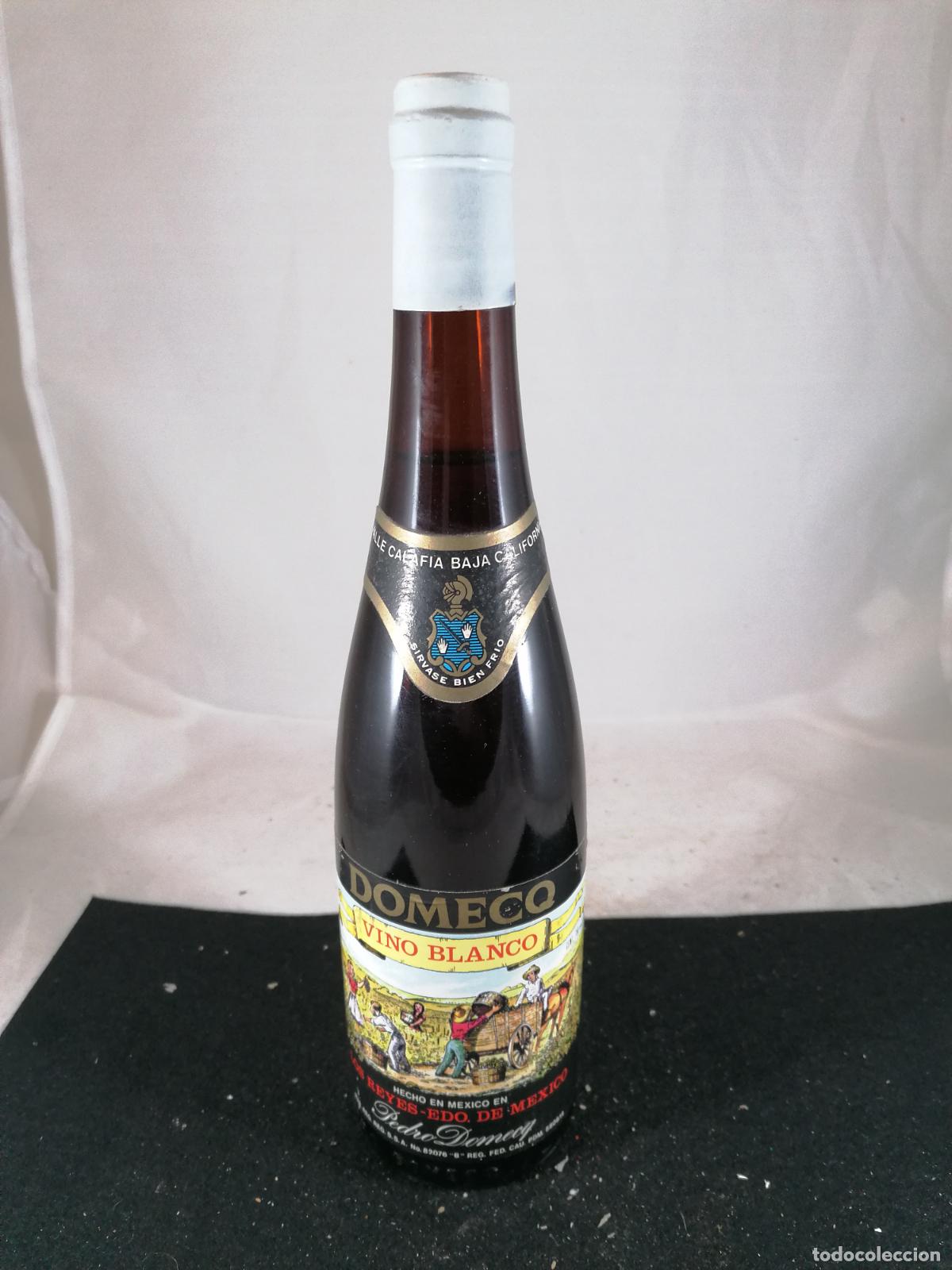 Sammlung von Weinen und Lik&ouml;ren: BOTELLA VINO BLANCO VALLE CALAFIA BAJA CALIFORNIA LOS REYES MEXICO PEDRO DOMECQ