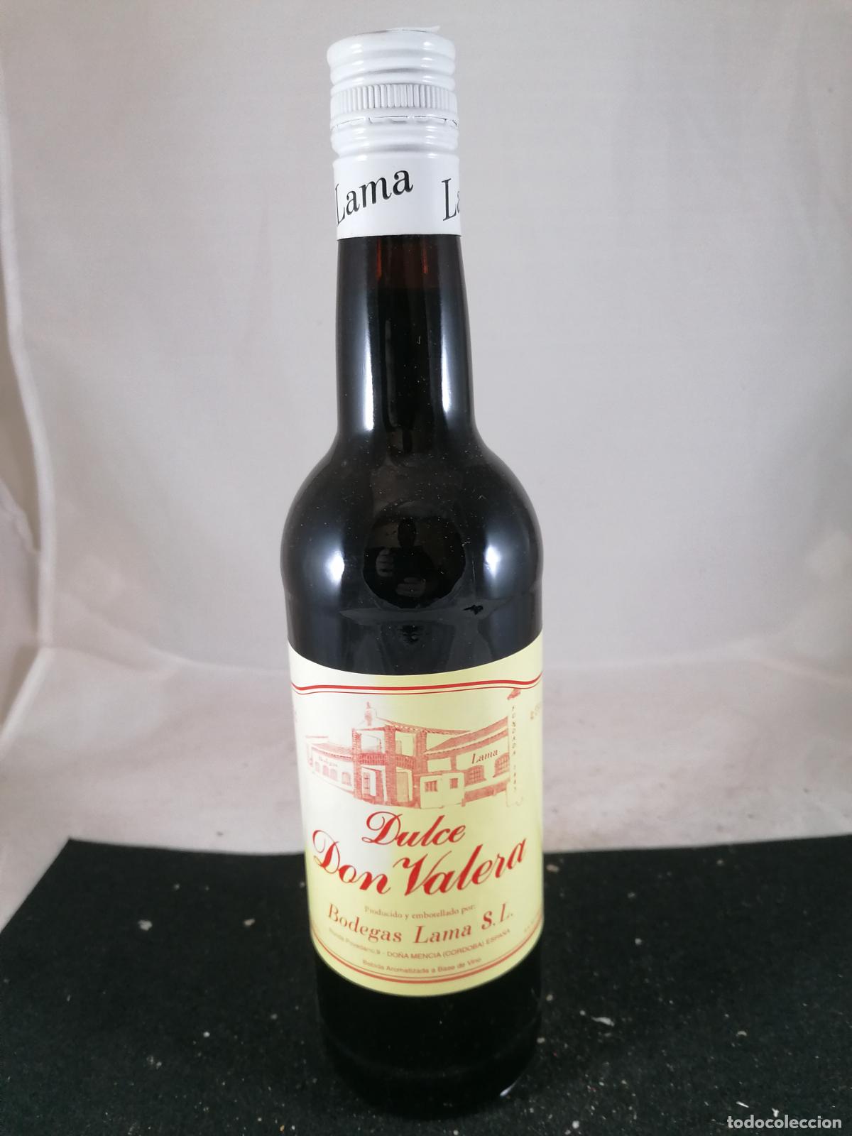 Collection of wines and liquors: BOTELLA VINO DULCE DON VALERA BODEGAS LAMA MONTILLA MORILES DO&Ntilde;A MENCIA CORDOBA