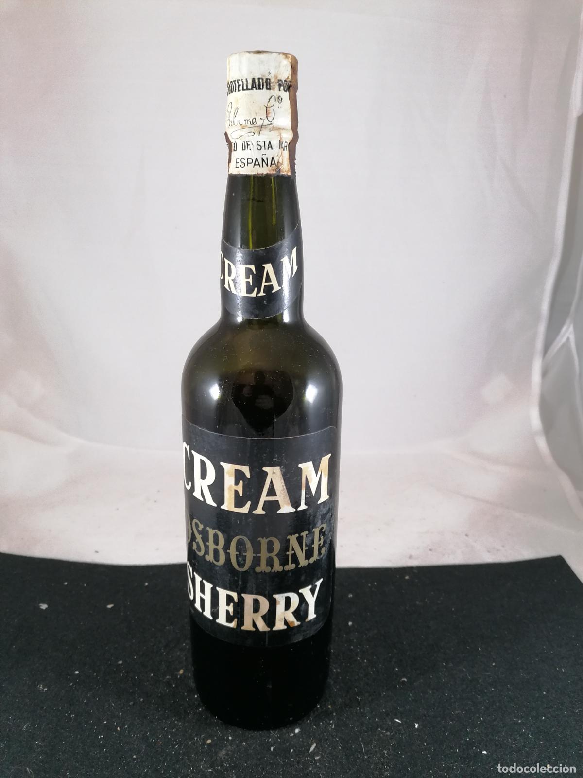 Sammlung von Weinen und Lik&ouml;ren: BOTELLA VINO SHERRY CREAM OSBORNE PUERTO DE SANTA MARIA