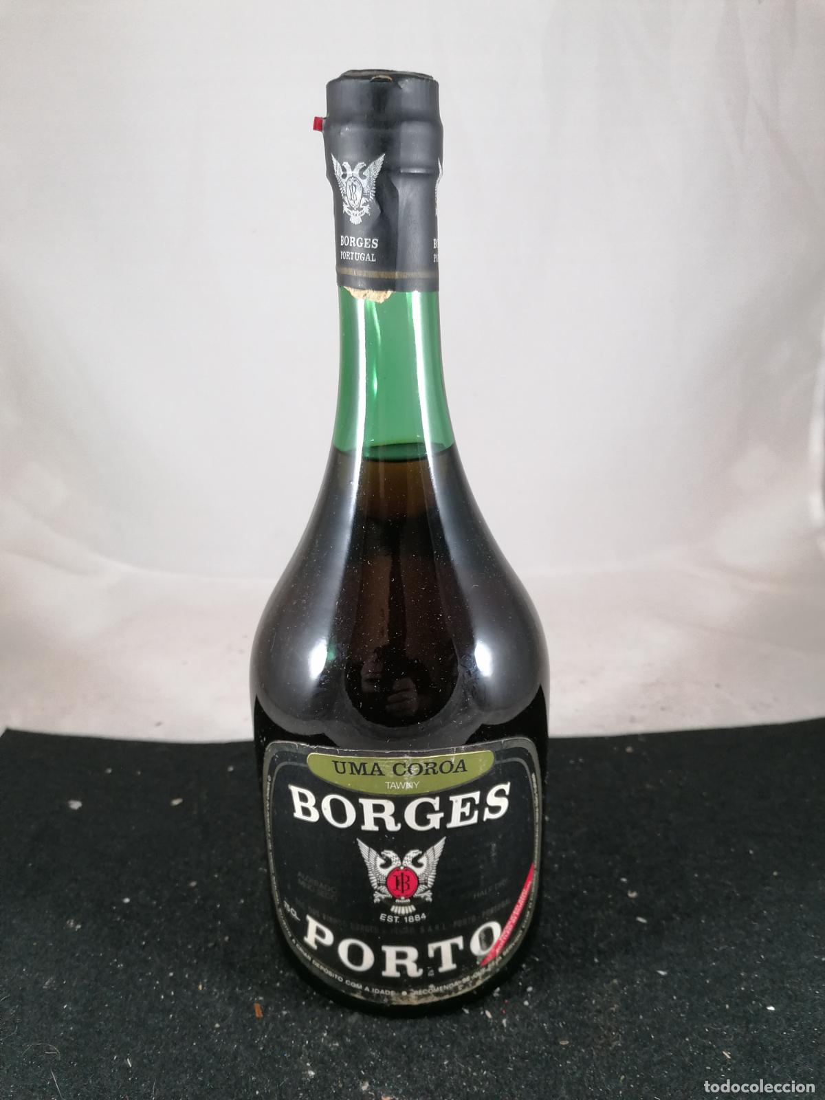 Collection of wines and liquors: BOTELLA VINO TAWNY HALF DRY BORGES PORTO PORTUGAL