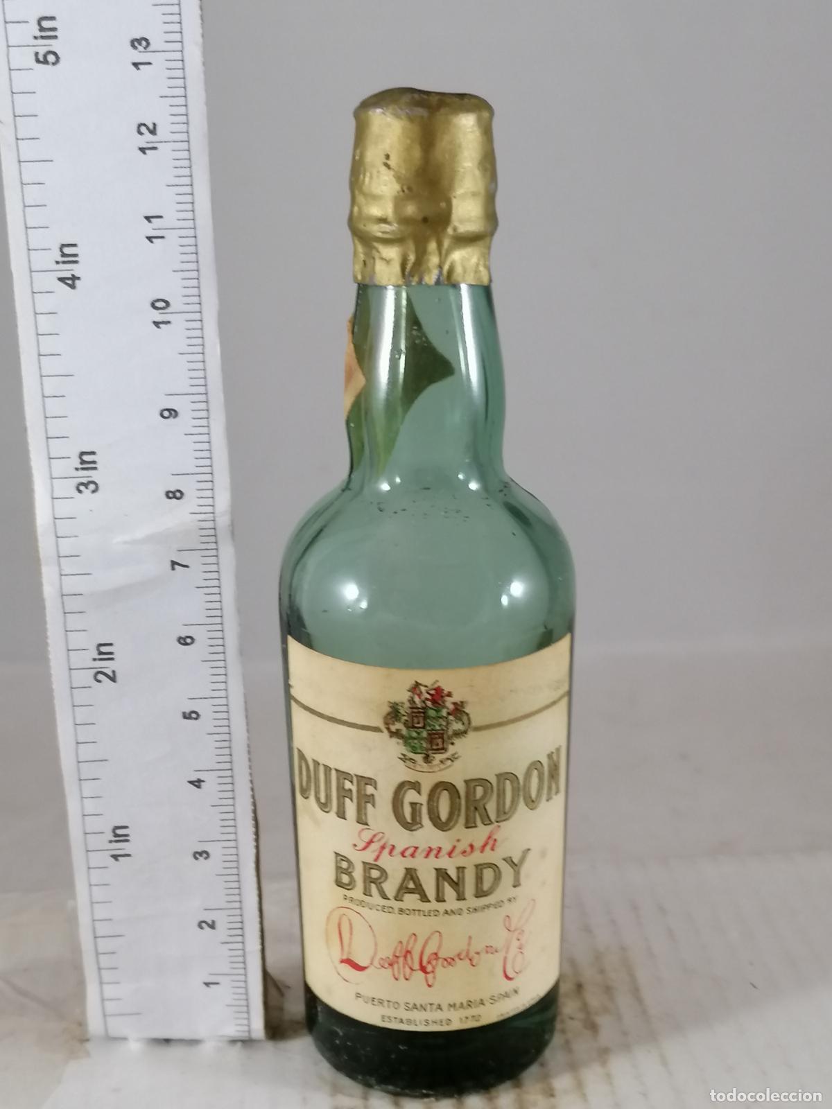 Coleccionismo de vinos y licores: BOTELLITA BOTELLIN BRANDY DUFF GORDON PUERTO DE SANTA MARIA