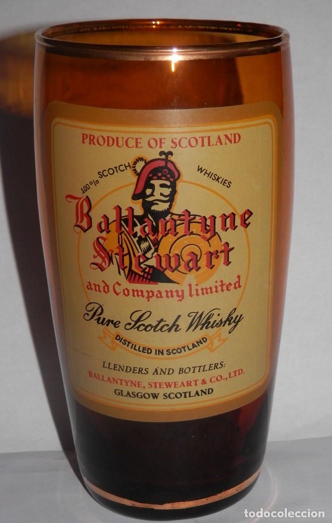 Coleccionismo de vinos y licores: ANTIGUO VASO DEL WHISKY BALLANTINE STEWART