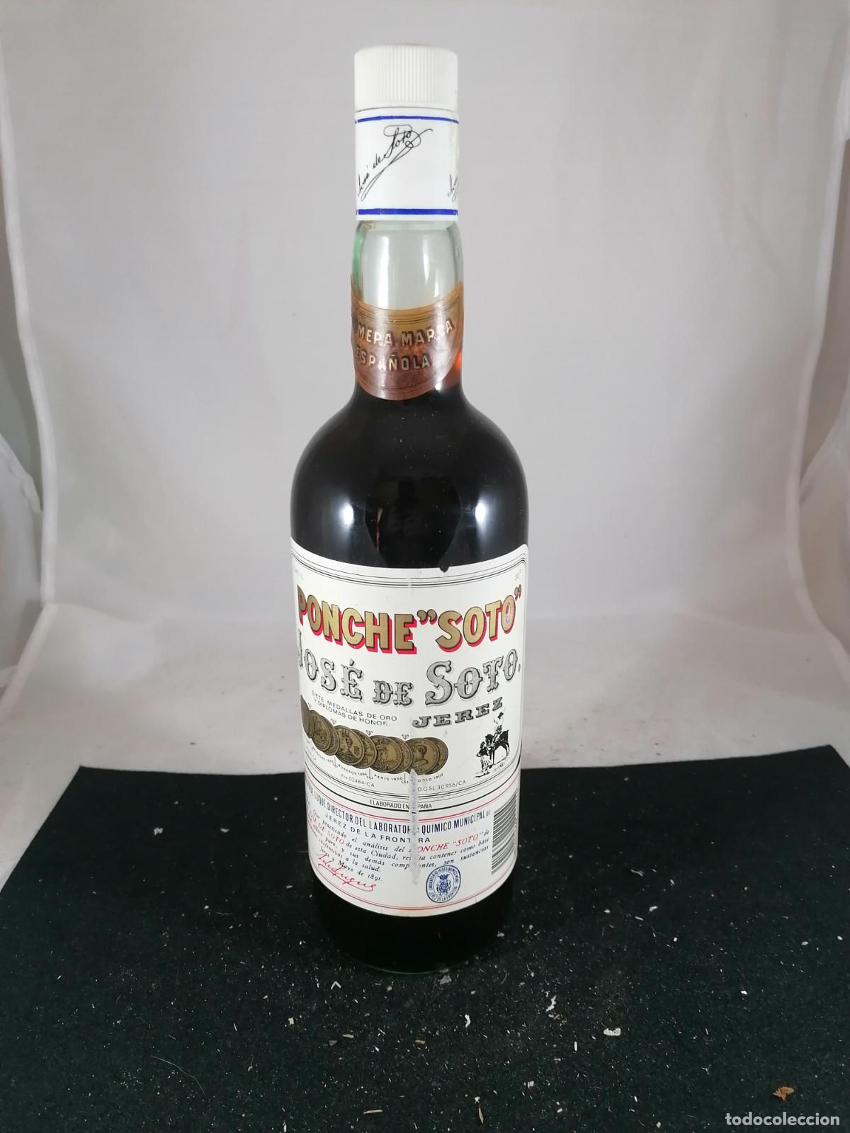 Collection of wines and liquors: BOTELLA PONCHE SOTO JOSE DE SOTO JEREZ DE LA FRONTERA