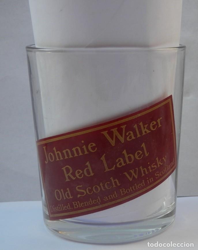 Coleccionismo de vinos y licores: VASO VINTAGE DEL WHISKY JOHNNIE WALKER