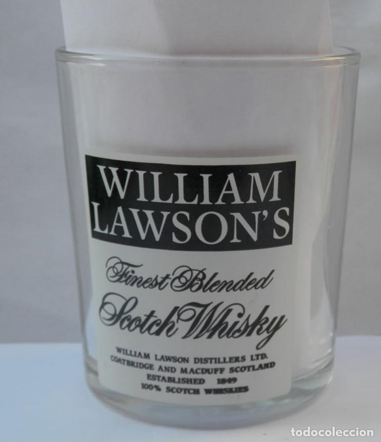 Coleccionismo de vinos y licores: VASO VINTAGE DEL WHISKY WILLIAM LAWSON'S