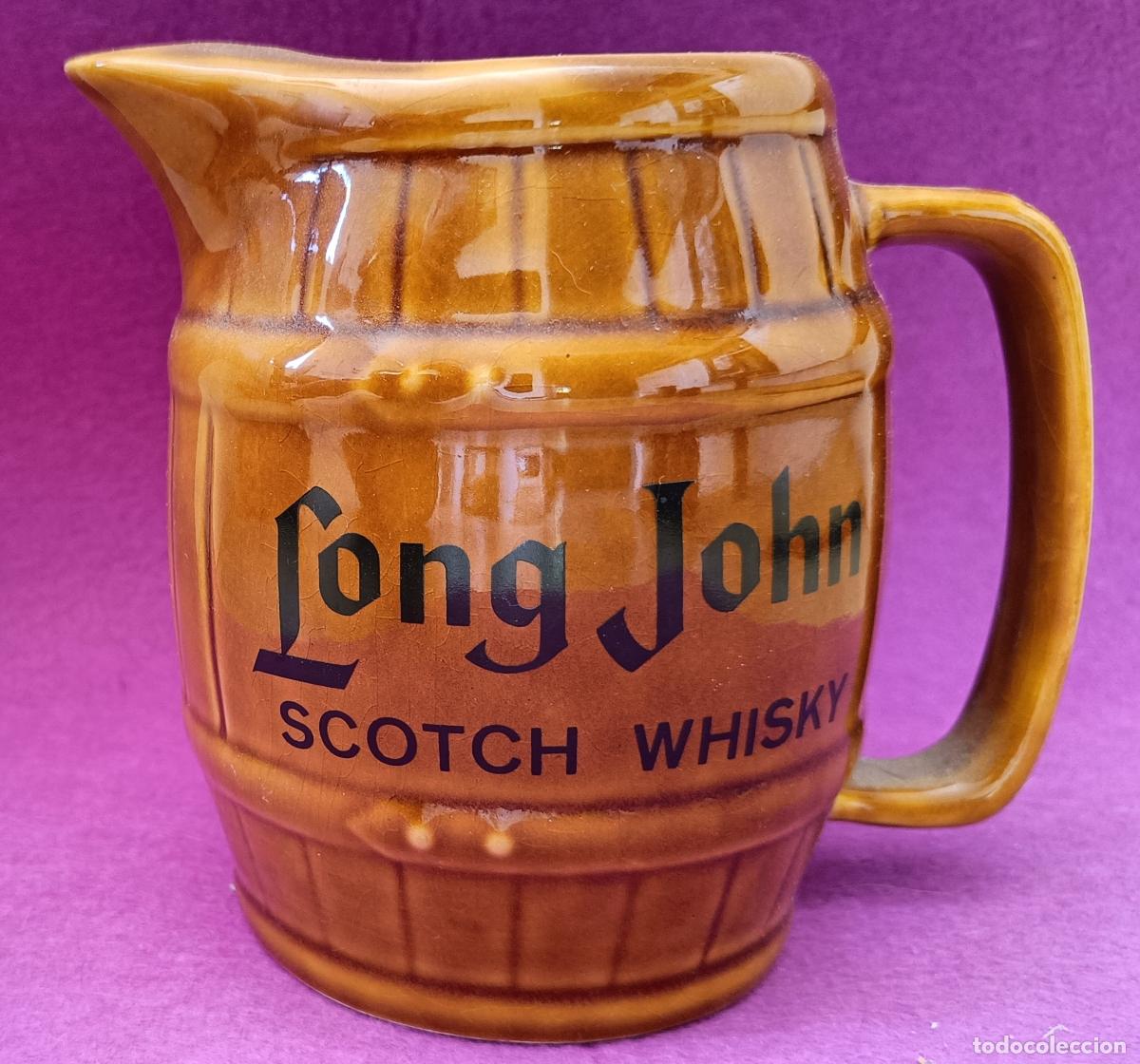 Coleccionismo de vinos y licores: JARRA WHISKY LONG JOHN SCOTCH WHISKY NUEVA MIDE APROX. 14 CMS SANTANDER JN