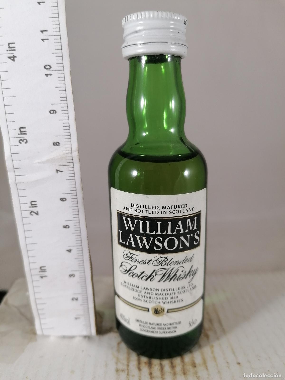 Coleccionismo de vinos y licores: BOTELLITA BOTELLIN WILLIAM LAWSON&acute;S SCOTCH WHISKY BLENDED SCOTLAND