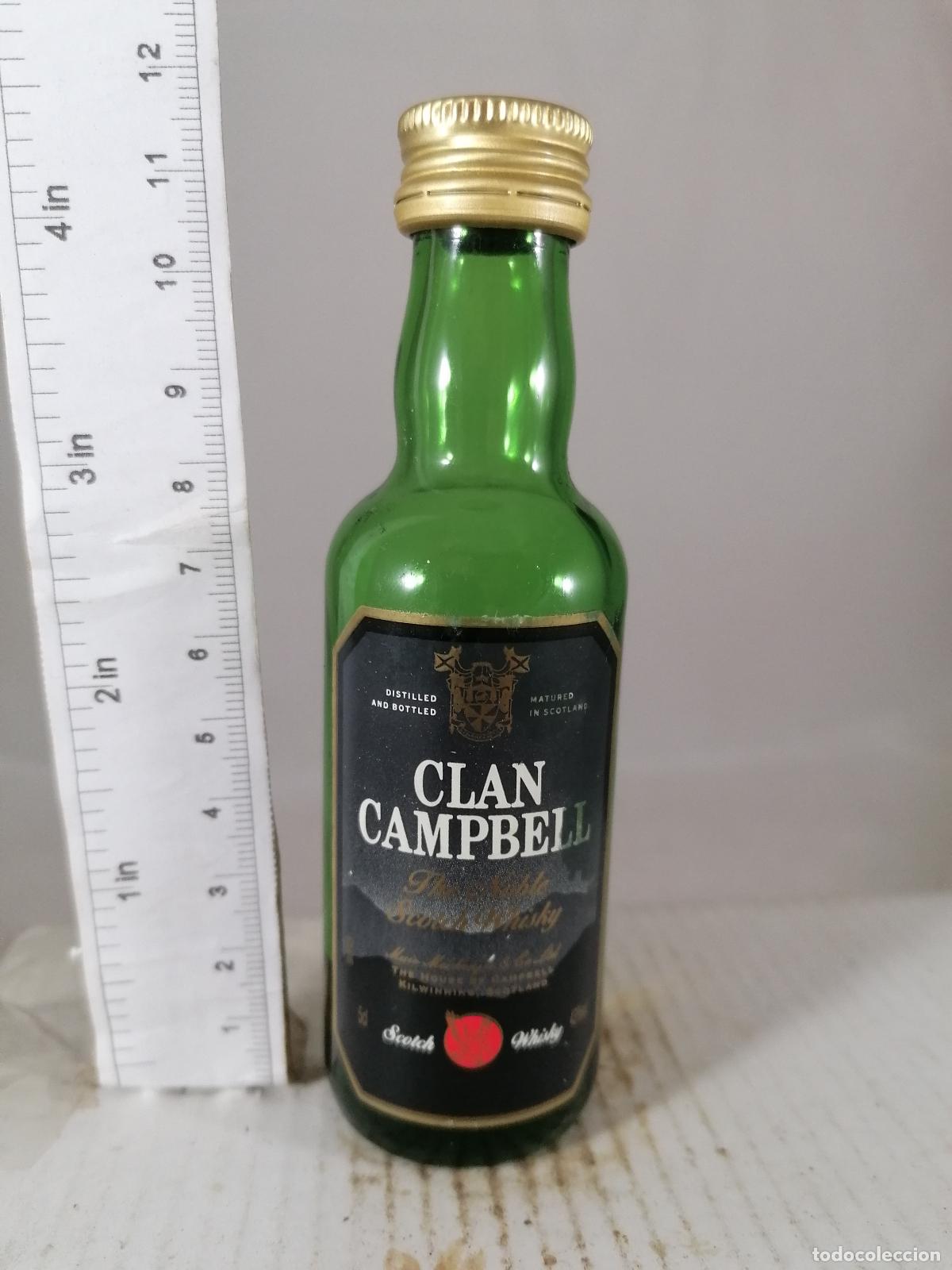 Coleccionismo de vinos y licores: BOTELLITA BOTELLIN SCOTCH WHISKY CLAN CAMPBELL NOBLE