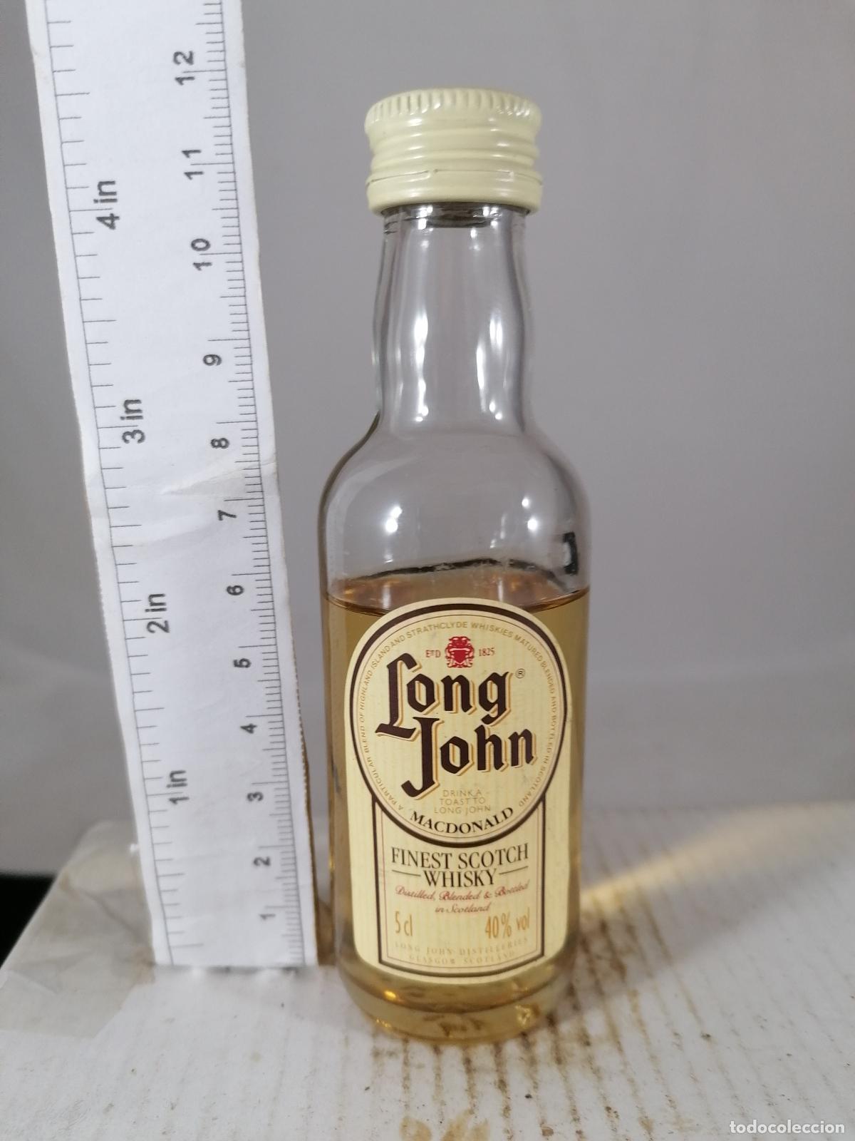 Coleccionismo de vinos y licores: BOTELLITA BOTELLIN LONG JOHN MACDONALD SCOTCH WHISKY