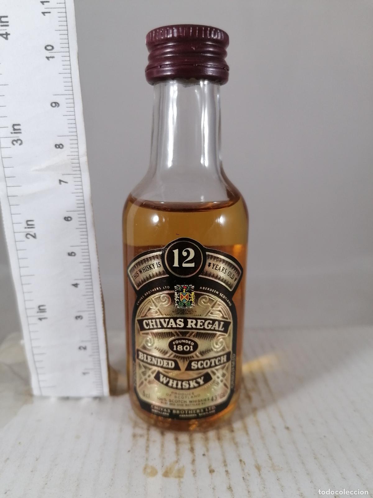 Coleccionismo de vinos y licores: BOTELLITA BOTELLIN WHISKY CHIVAS REGAL CHIVAS BROTHERS ABERDEN SCOTLAND BODEGAS PALACIO COPRIMAR