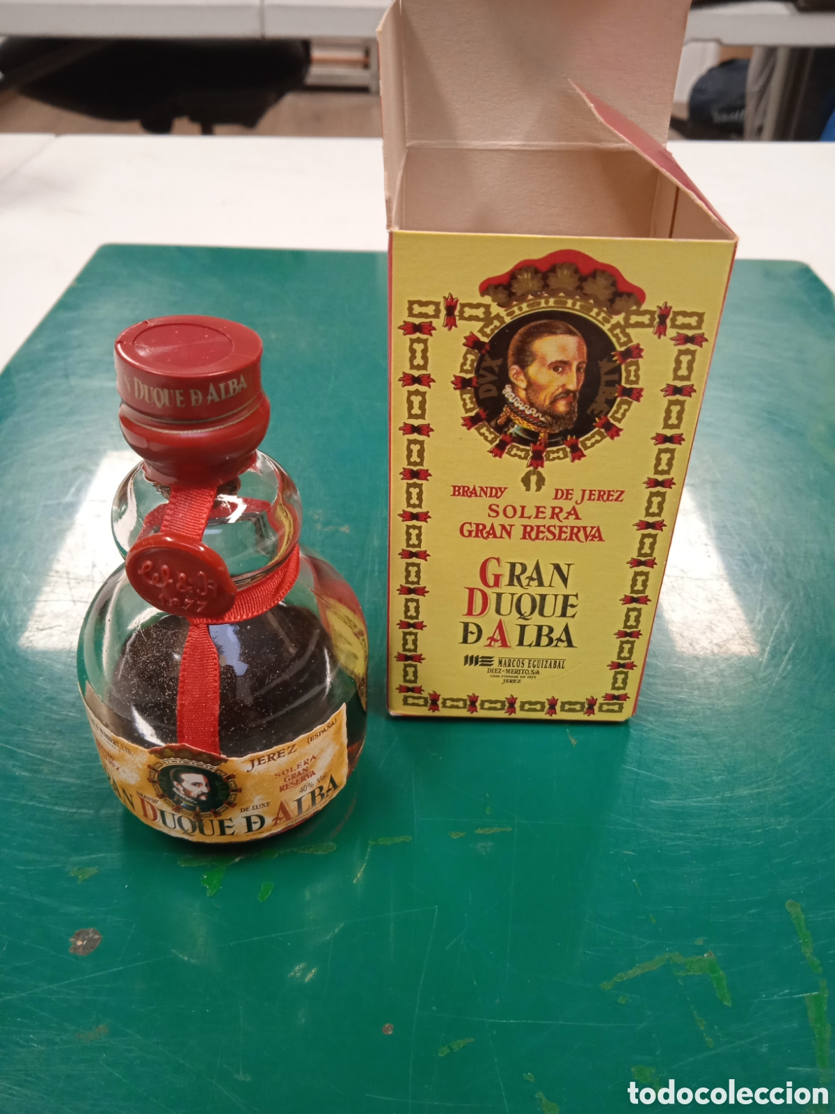 Coleccionismo de vinos y licores: 1 botellita de brandy