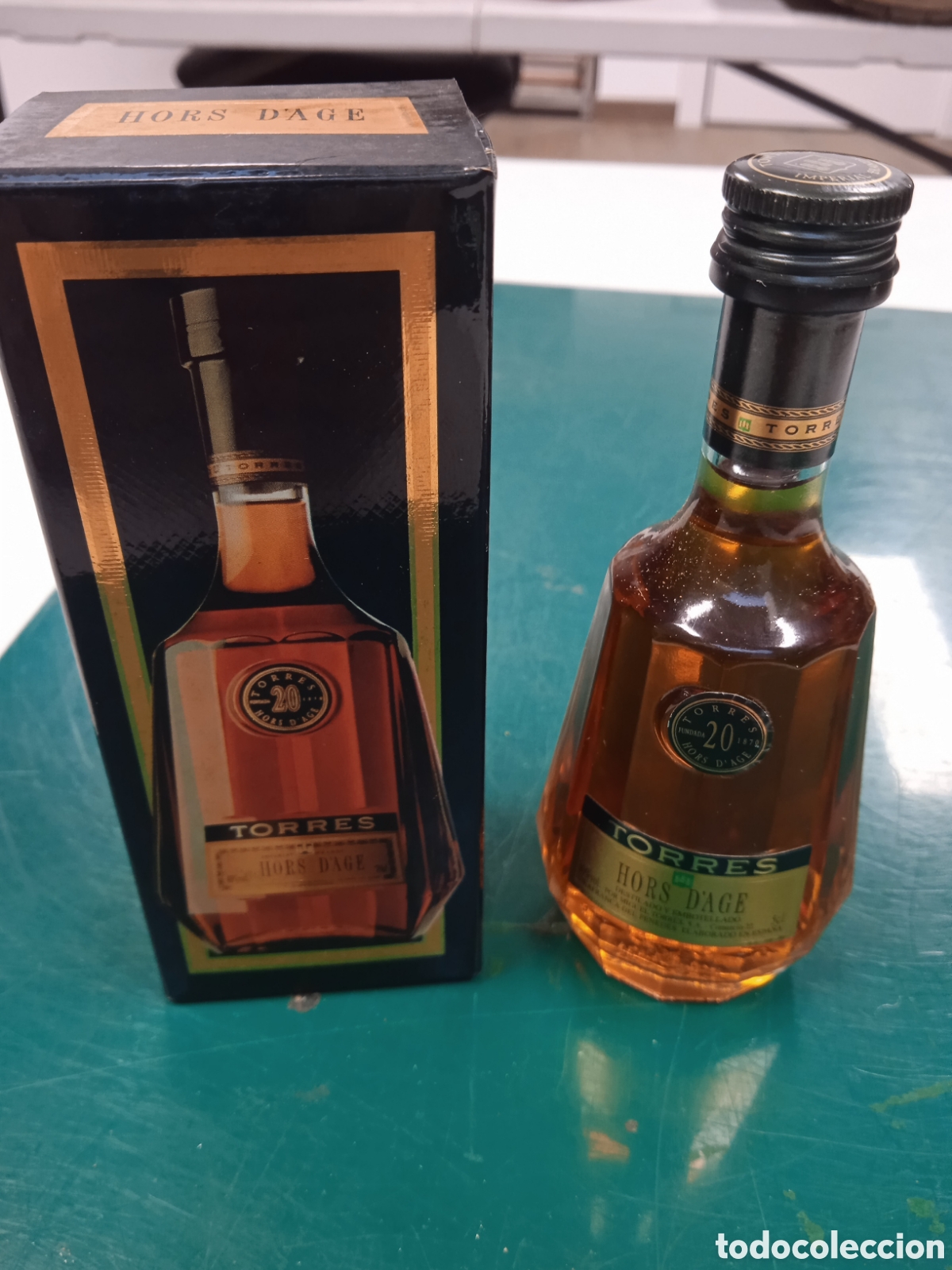Coleccionismo de vinos y licores: 1 botellita de brandy Torres