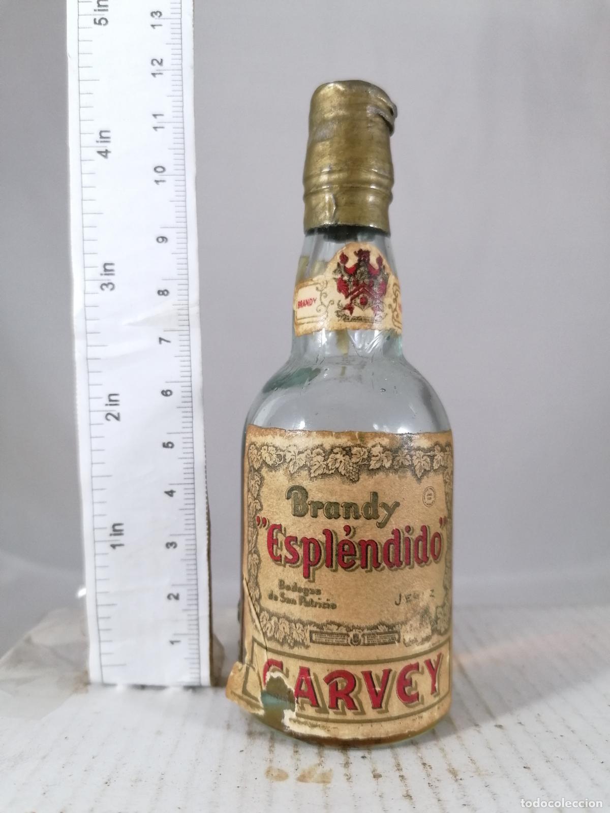 Coleccionismo de vinos y licores: BOTELLITA BOTELLIN PETACA BRANDY ESPLENDIDO BODEGAS SAN PATRICIO GARVEY JEREZ