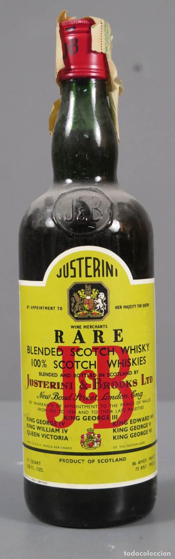 Coleccionismo de vinos y licores: BOTELLA. JB. CIRCA 1970 - Foto 1