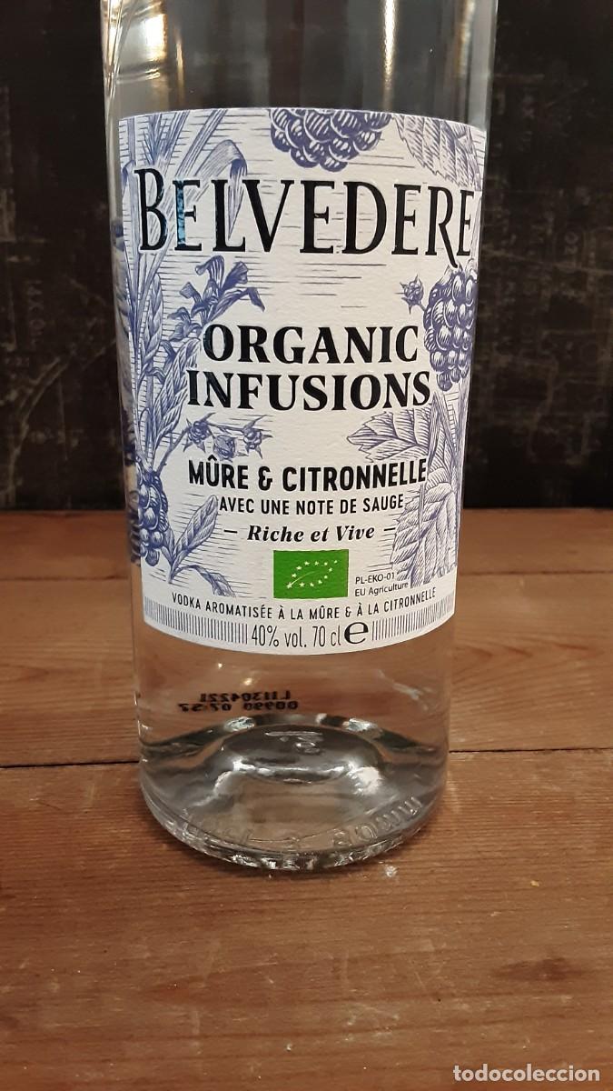 Coleccionismo de vinos y licores: BOTELLA DE VODKA POLACO &rdquo;BELVEDER, ORGANIC INFUSIONS&rdquo;, DE MORAS Y LIMONCILLO CON TOQUE DE SALVIA&rdquo;.