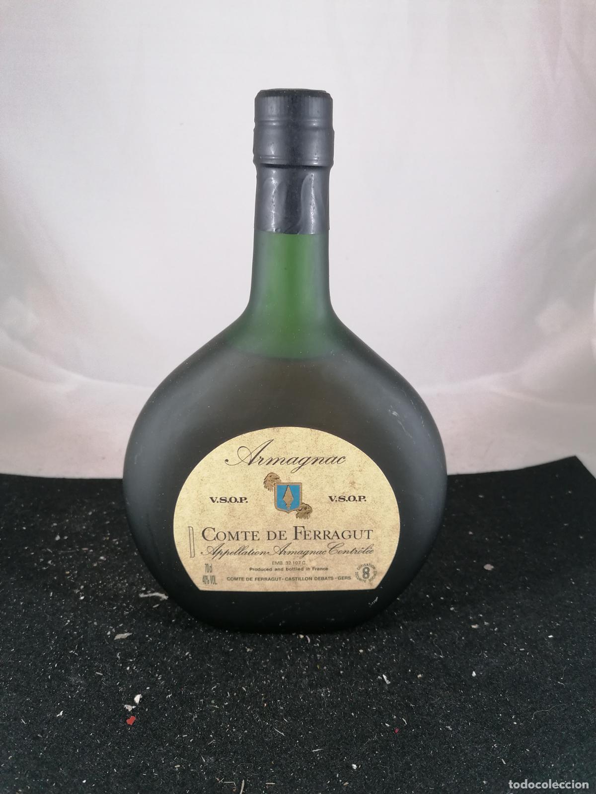 Collection of wines and liquors: BOTELLA ARMAGNAC COMTE DE FERRAGUT VSOP GERS FRANCIA