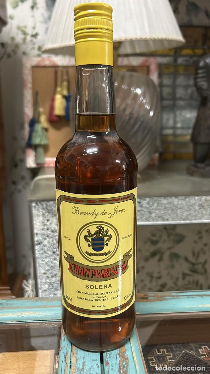 Coleccionismo de vinos y licores: BOTELLA LICOR BRANDY DE JEREZ GRAN MARISCAL SOLERA JEREZ DE LA FRONTERA