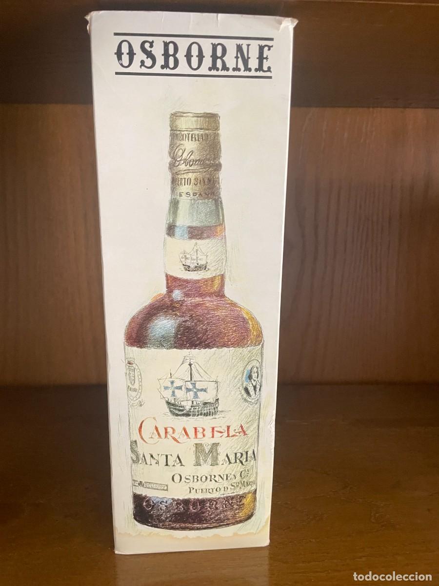 Coleccionismo de vinos y licores: Brandy Carabela Santa Mar&iacute;a de Osborne