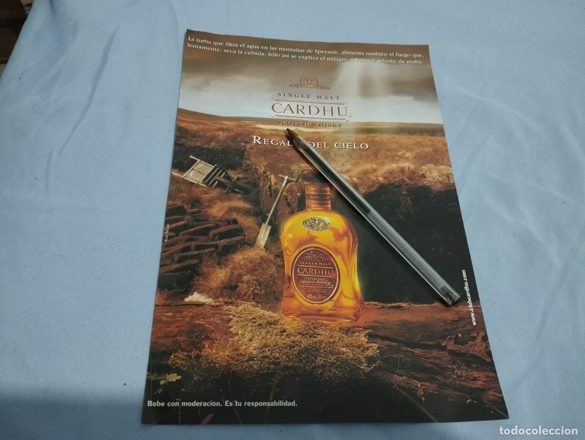 Coleccionismo de vinos y licores: WHISKY CARDHU ANUNCIO PUBLICIDAD REVISTA 1999