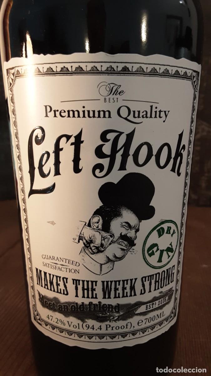Coleccionismo de vinos y licores: BOTELLA DE GINEBRA GIN &rdquo;LEFT HOOK&rdquo;, 47,2% / VOL.