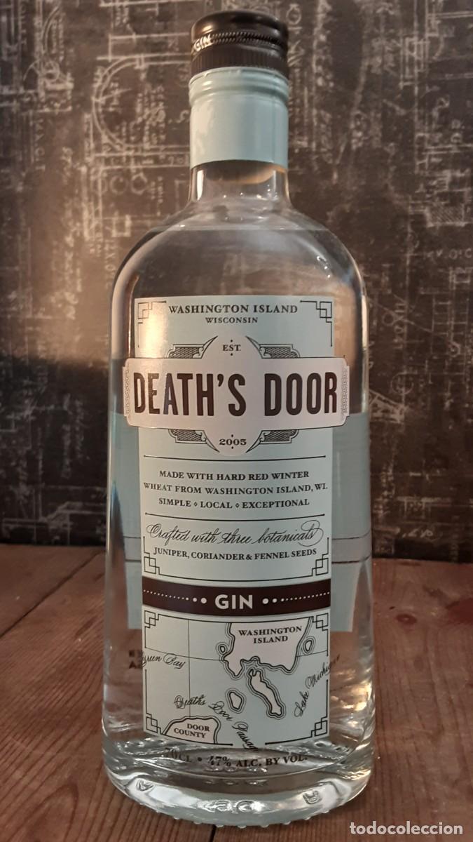 Coleccionismo de vinos y licores: BOTELLA DE GINEBRA GIN &rdquo;DEATHS DOOR&rdquo;.