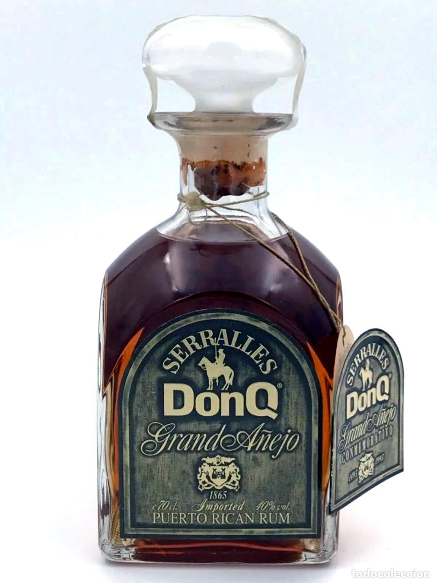 Coleccionismo de vinos y licores: Botella Serralles Don Q Grande A&ntilde;ejo