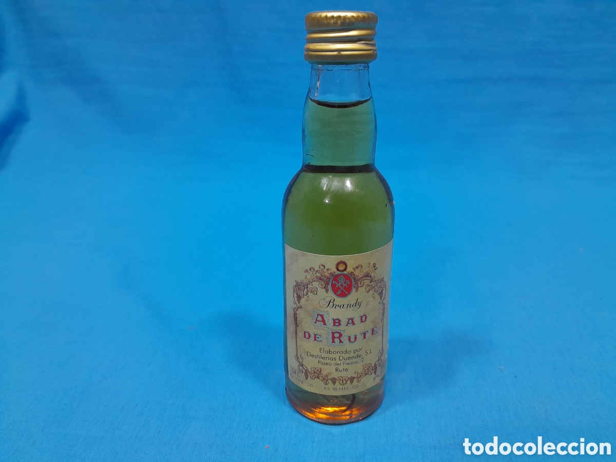 Coleccionismo de vinos y licores: BOTELL&Iacute;N ABAD DE RUTE - BRANDY, 4 CL