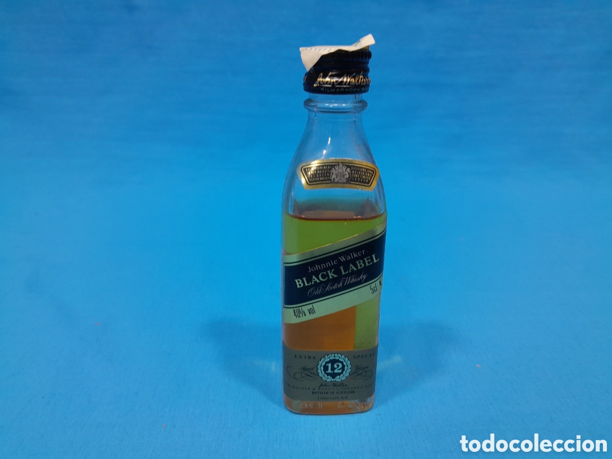 Coleccionismo de vinos y licores: BOTELL&Iacute;N, BLACK LABEL 12 - OLD SCOTH WHISKY