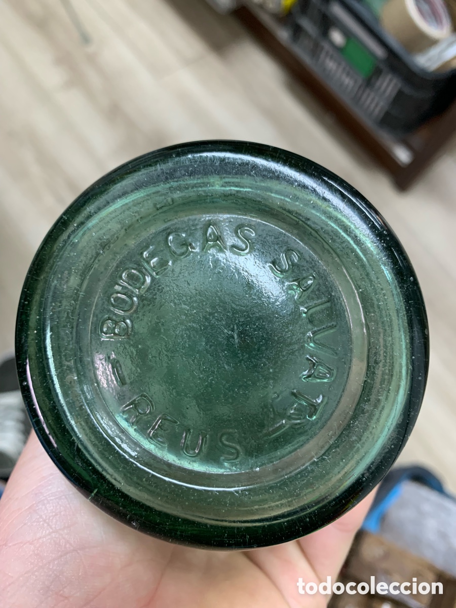 Coleccionismo de vinos y licores: Botella Bodega Salvat Reus - Foto 4