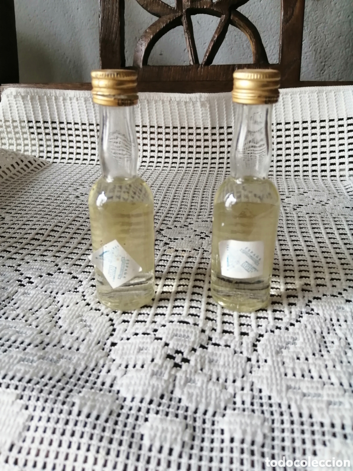 Coleccionismo de vinos y licores: DOS BOTELLINES CHARTREUSE - Foto 2