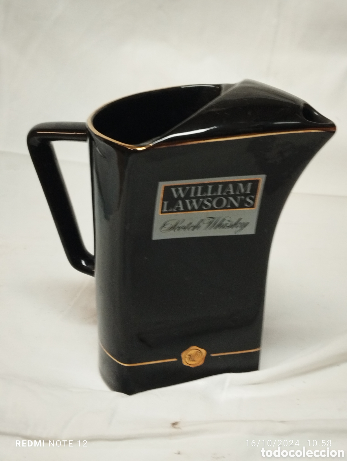 Coleccionismo de vinos y licores: Jarra de whisky William Lawson