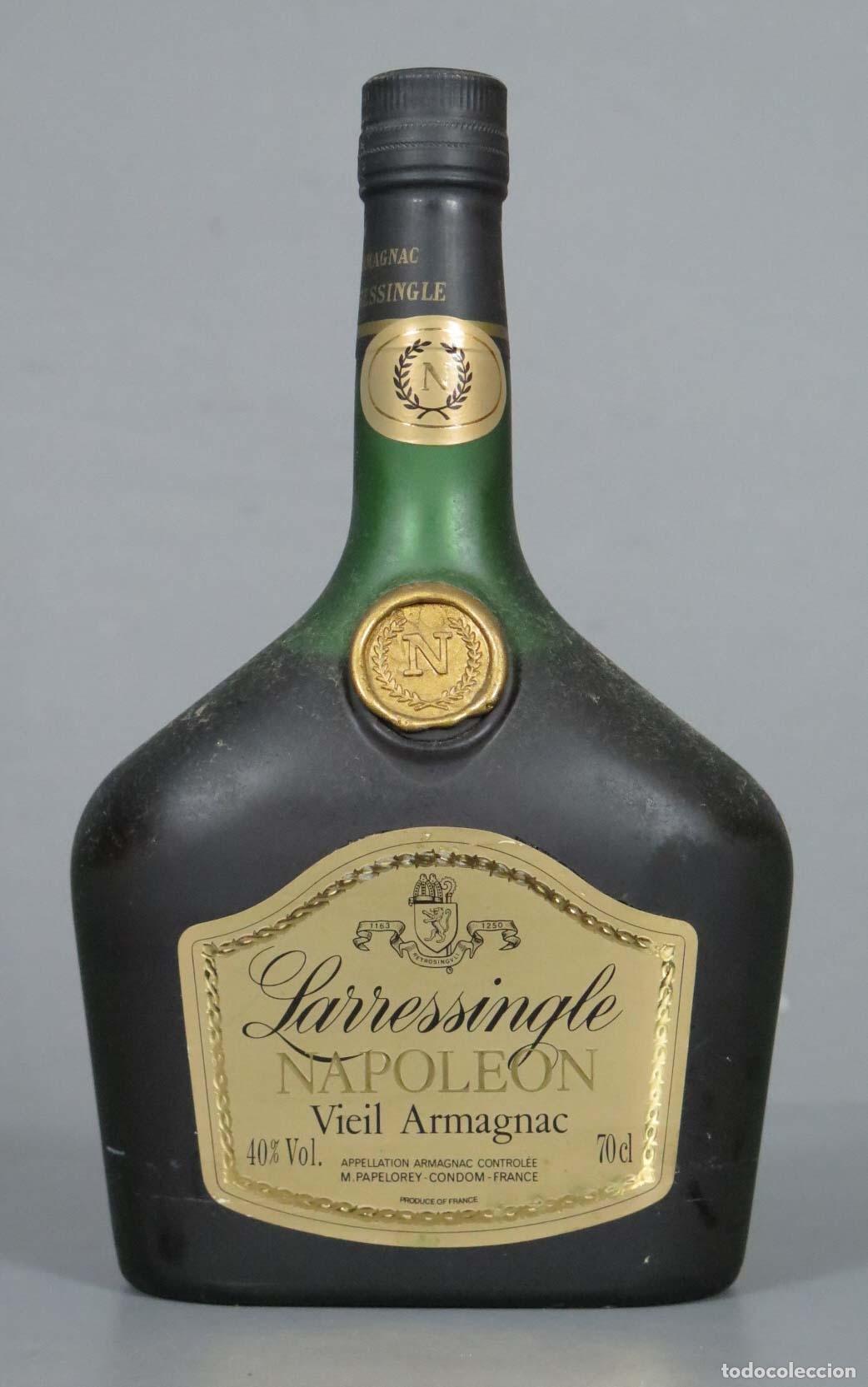 Colecionismo de vinhos e licores: BOTELLA. Larressingle NAPOLEON VIEIL ARMAGNAC COGNAC. SIN ABRIR