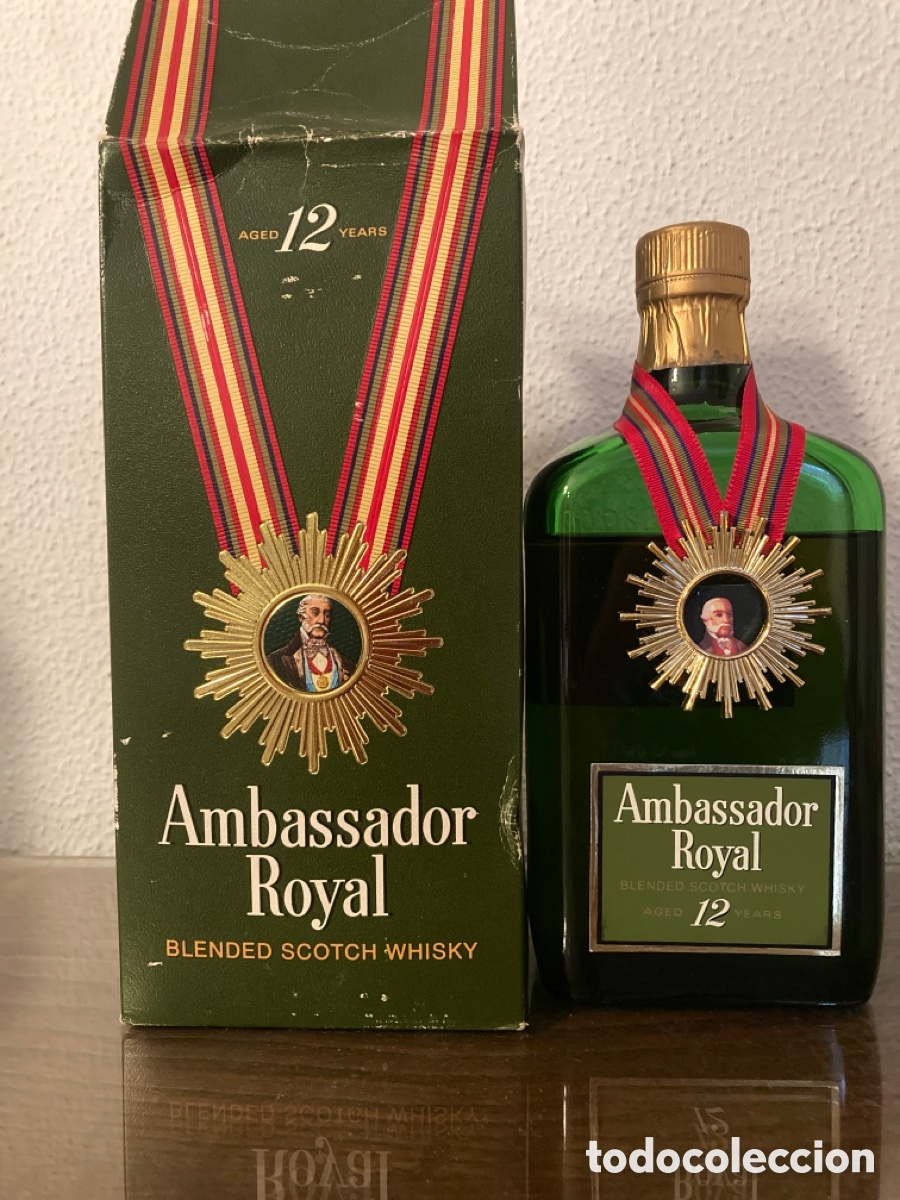 Coleccionismo de vinos y licores: Ambassador Royal Scotch Whisky