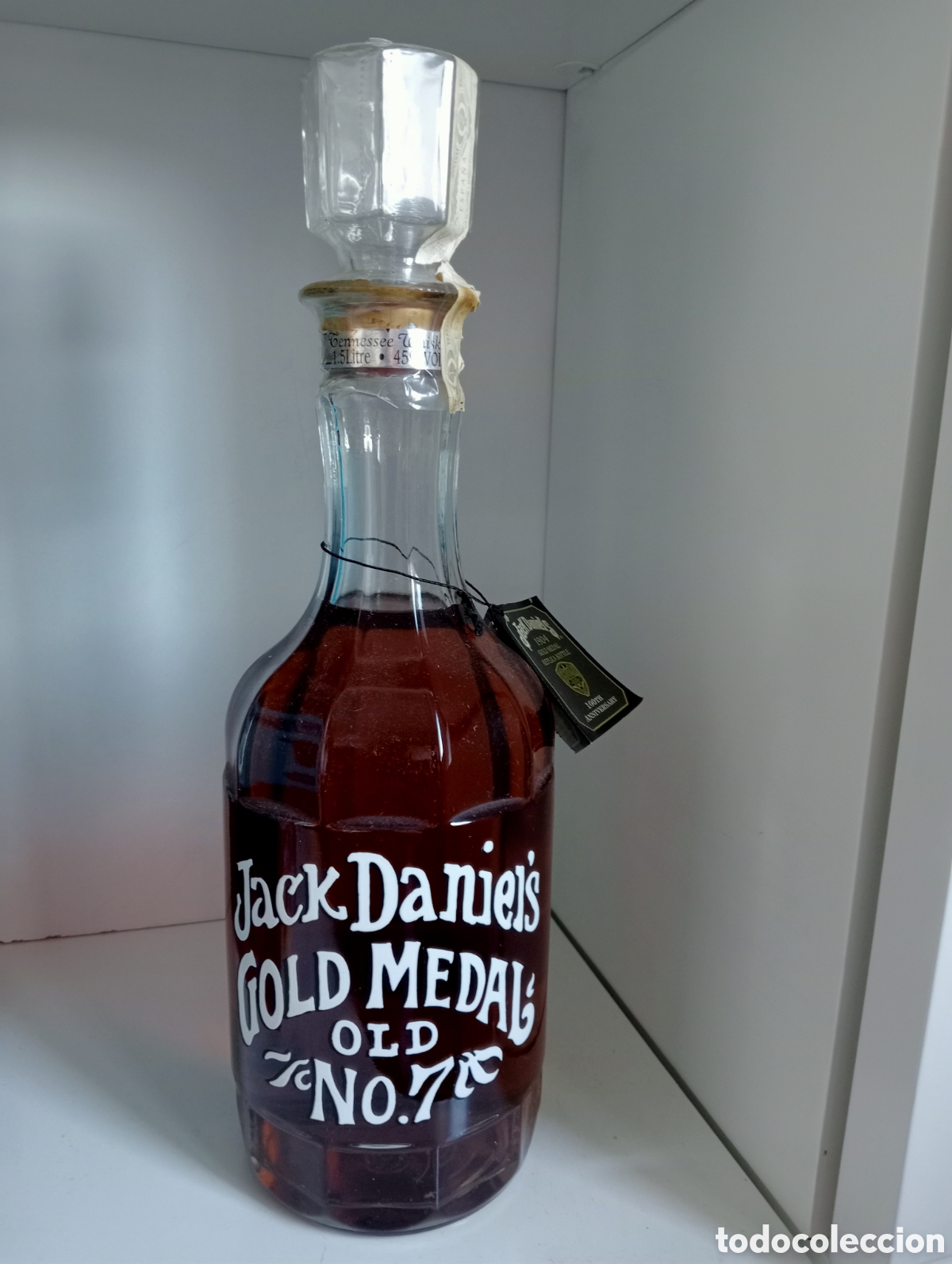 Coleccionismo de vinos y licores: Jack Daniel's Gold Medal 100 aniversario