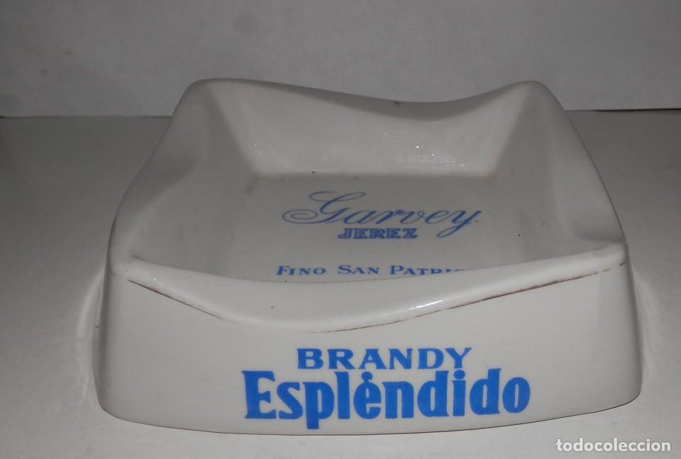 Coleccionismo de vinos y licores: CENICERO VINTAGE DEL BRANDY ESPLENDIDO